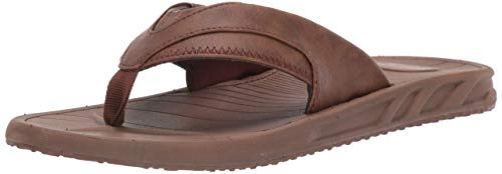 (TG. 39 EU) Amazon Essentials Sandali Infradito Uomo, Marrone, 39 EU - NUOVO