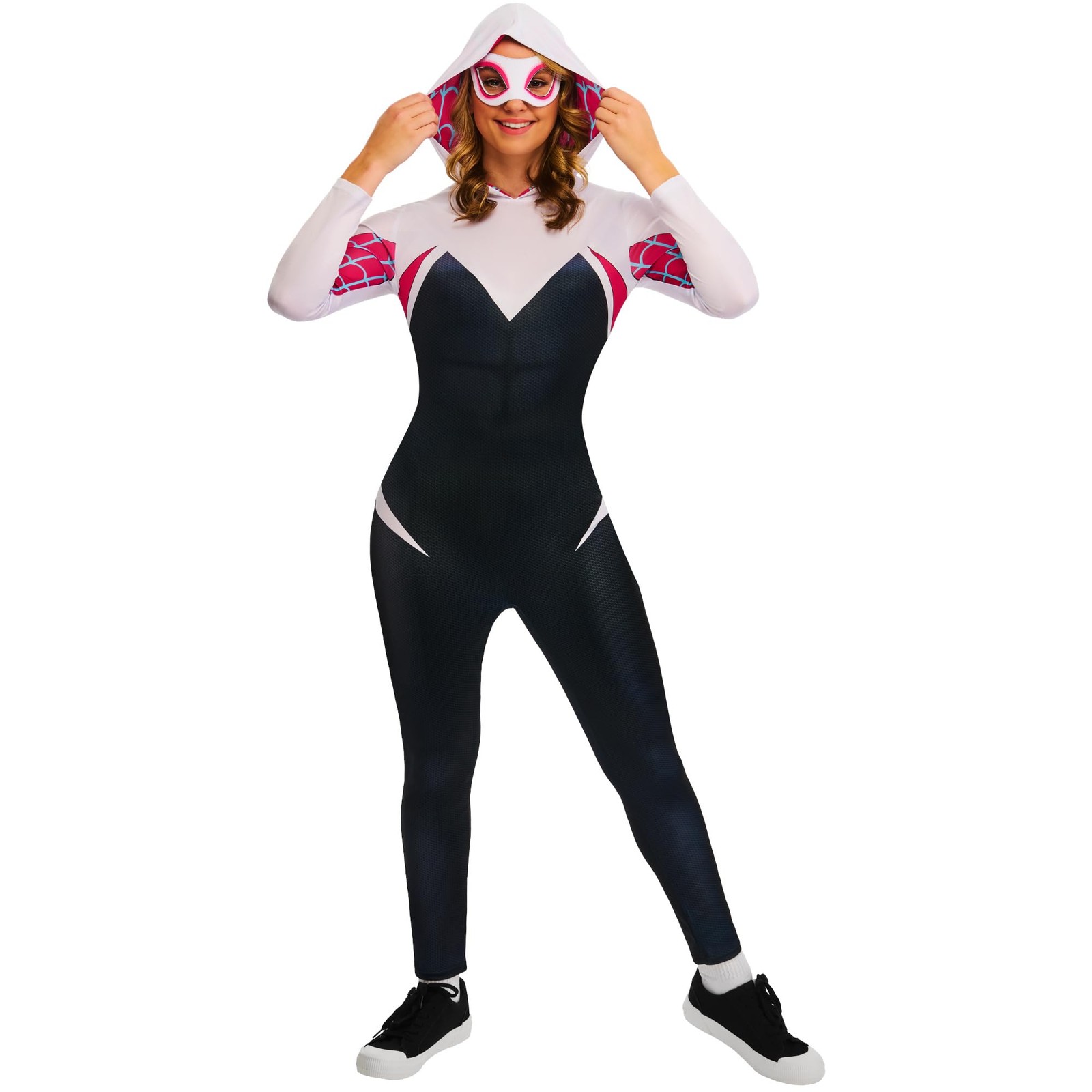 Rubies Official Ghost Spider Adult Costume, Adult Fancy Dress 6-8