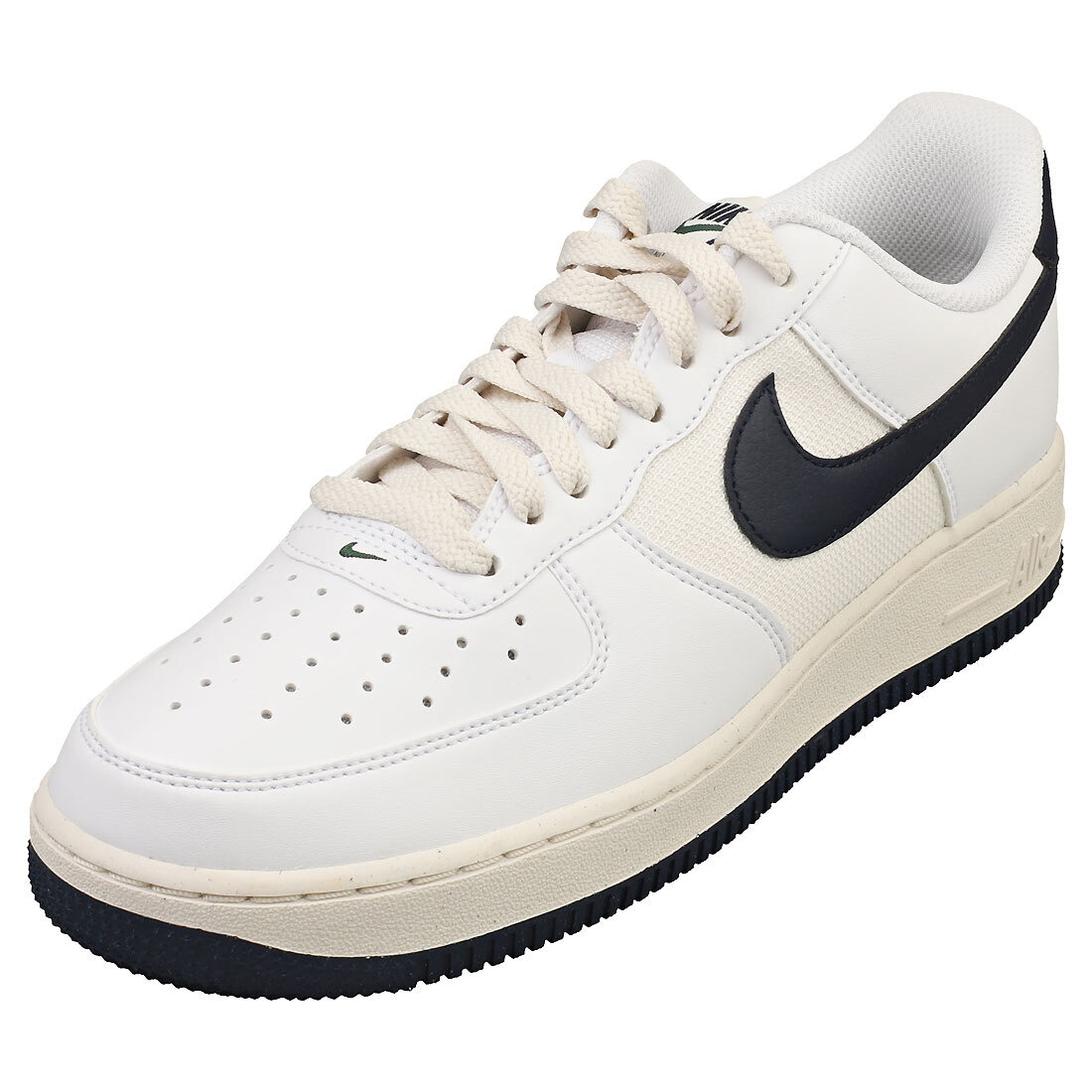 Nike Air Force 1 07 Uomo White Navy Formatori Casuale - 38 EU