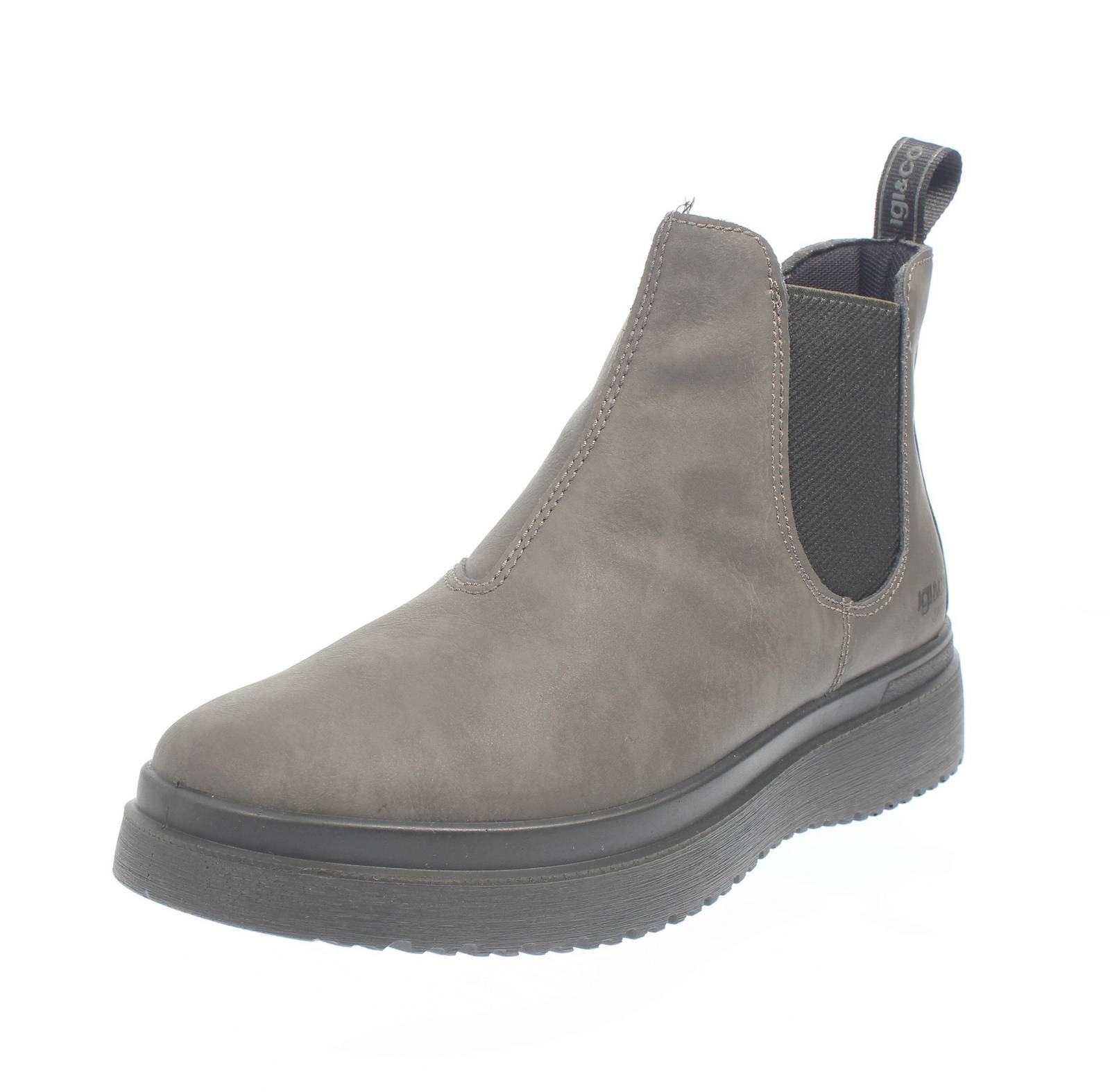 Igi & Co Soko Green - Chelsea Boots In Pelle Grigio - Taglia 40 [25cm] Scarpe