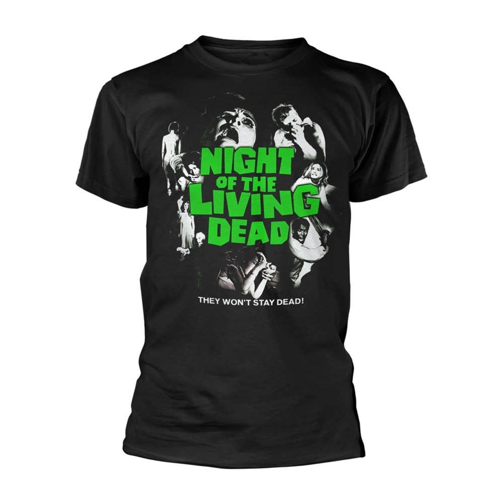 NIGHT OF THE LIVING DEAD - NIGHT OF THE LIVING DEAD BLACK T-Shirt Large