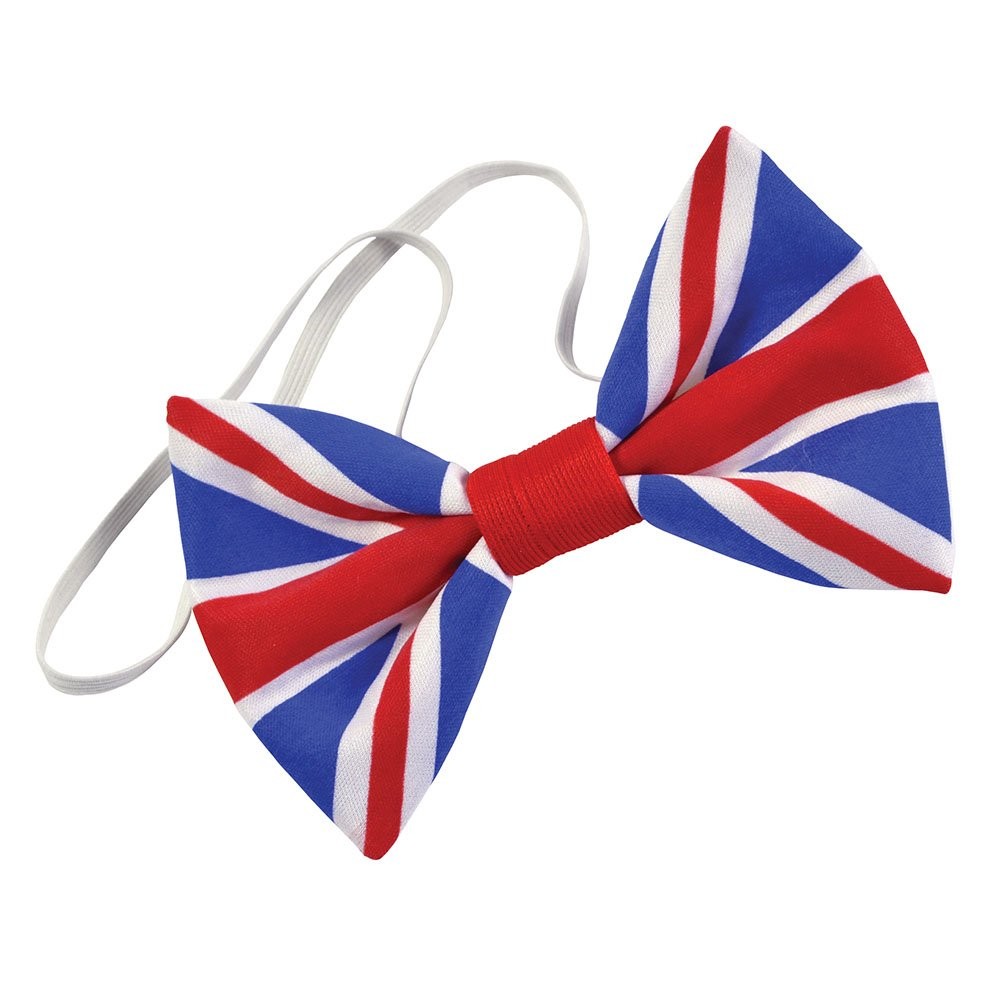 Bristol Novelty - Cravattino in tessuto con bandiera britannica - Unisex Taglia