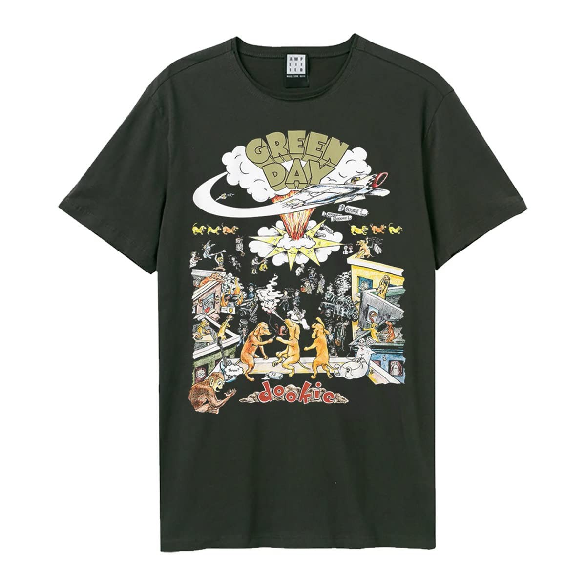 Amplified Greenday Dookie Charcoal T-Shirt