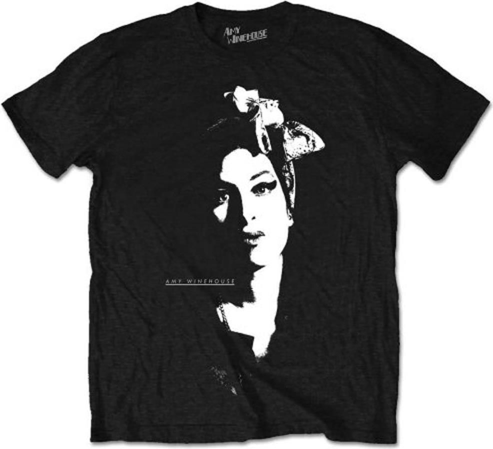 Abbigliamento Amy Winehouse: Rock Off - Scarf Portrait Black (T-Shirt Unisex Tg.