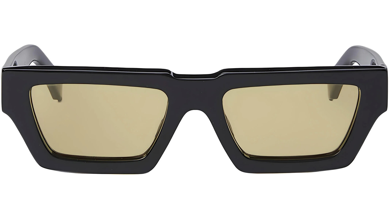 Off-White Occhiali da Sole OERI129 Manchester  1018 Nero giallo Uomo Donna