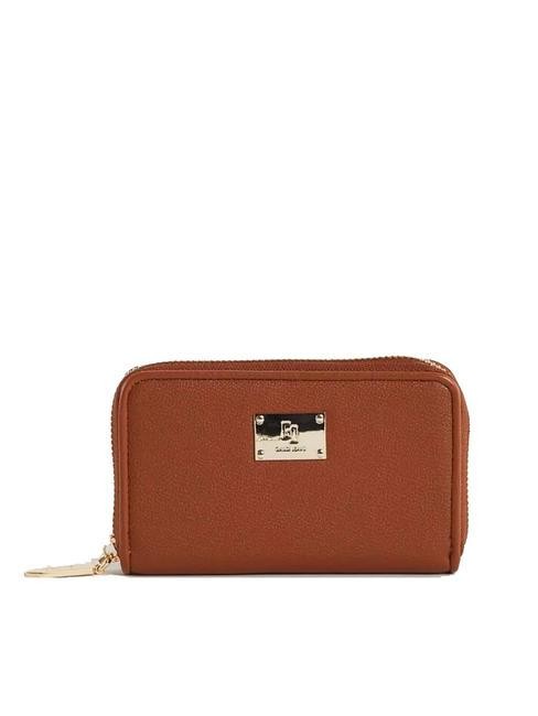 PORTAFOGLIO DONNA GAUDÌ clementine portafoglio ziparound piccolo TAN ND  scelta=