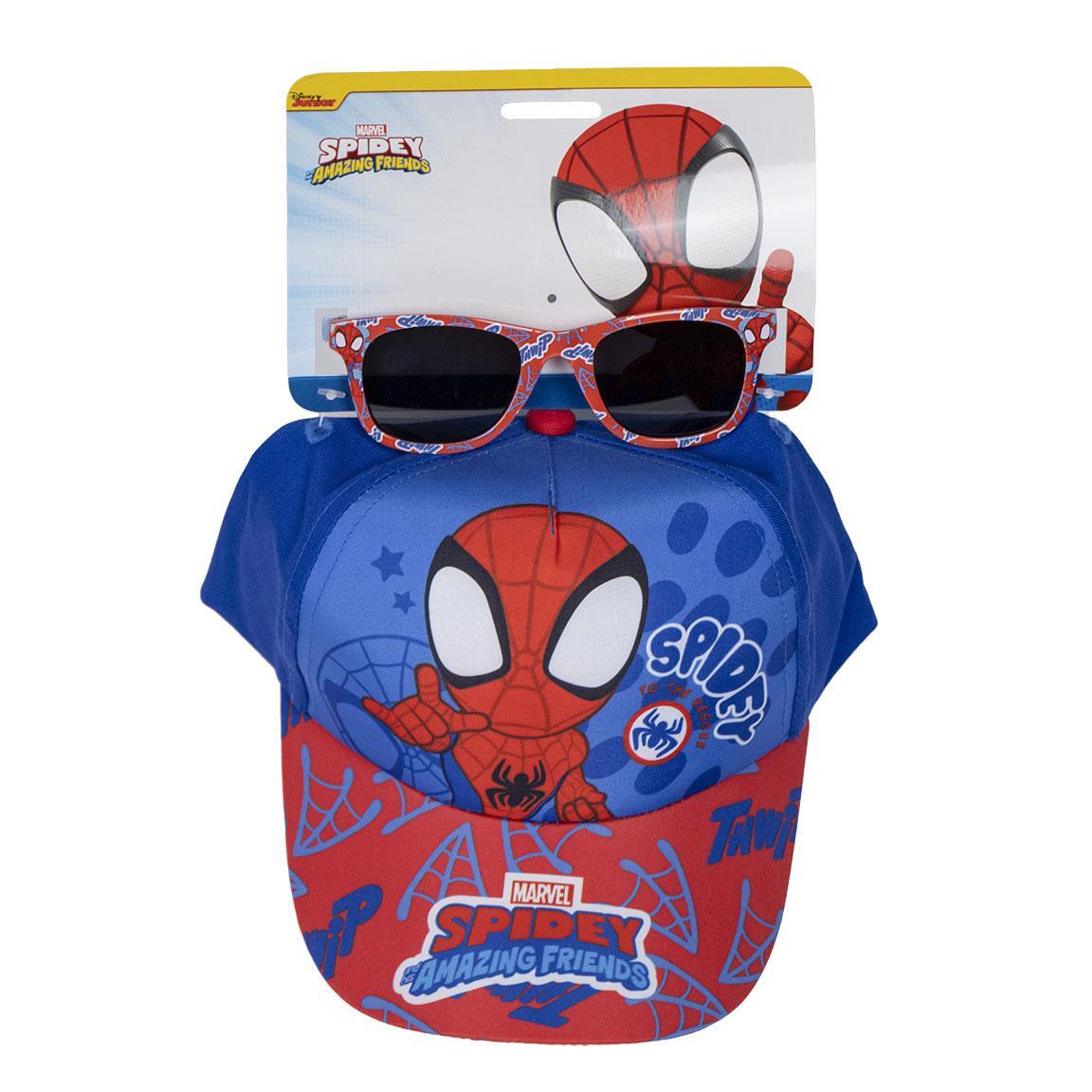 Cappello Set Gafas De Sol Spidey BLU - 51 CM | BAMBINO CERDà