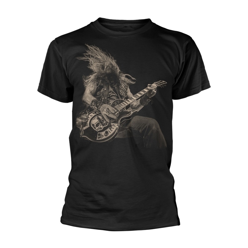 ZAKK WYLDE - Z ICON BLACK T-Shirt, Front & Back Print Medium