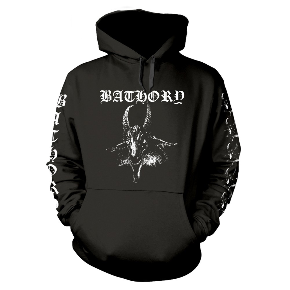 BATHORY - GOAT BLACK Hooded Sweatshirt Medium