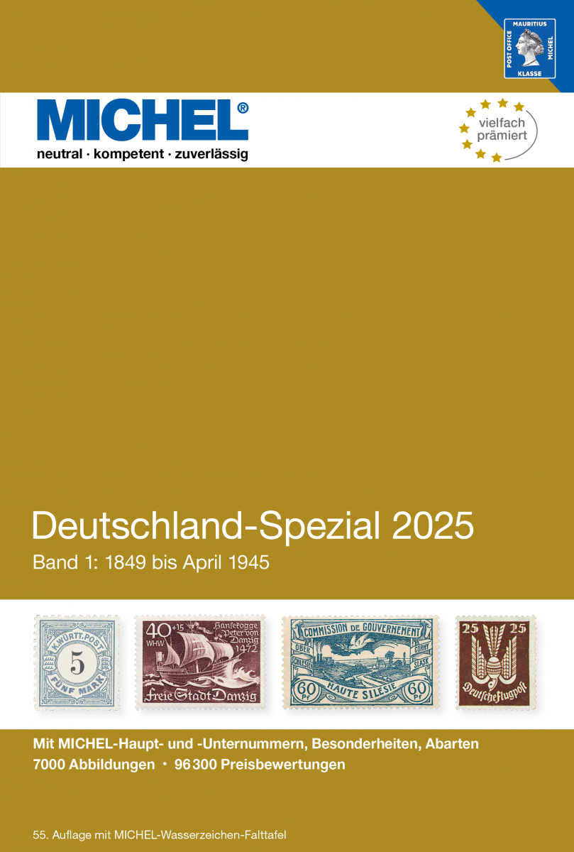 MICHEL 2025 CATALOGO GERMANIA SPECIALIZZATO VOLUME 1 - Deutschland Spezial Band1