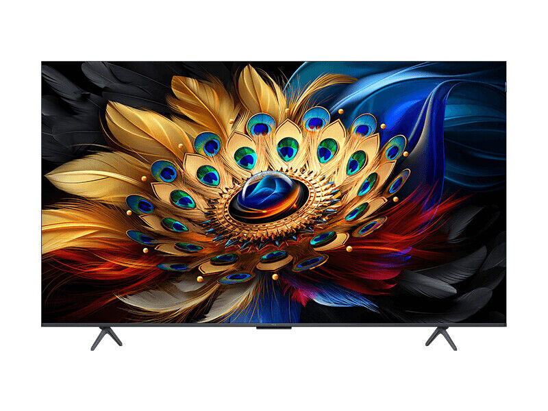 TCL Smart TV 65 Pollici 4K Ultra HD Display QLED Google TV Titanio 65C655