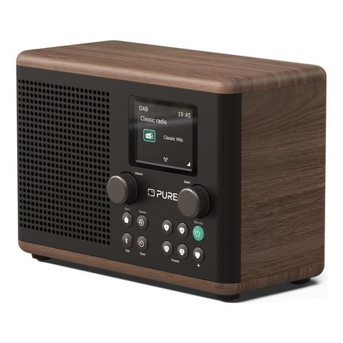 Pure Radio CLASSIC H4 Dab+ Coffee black e Walnut 252983