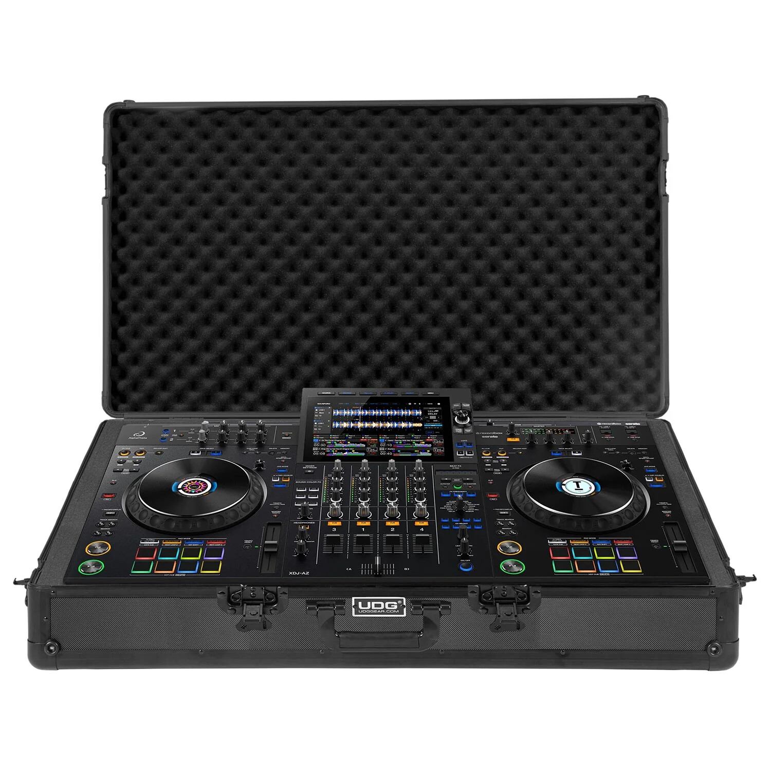 UDG U93028BL UDG Ultimate Pick Foam Flight Case AlphaTheta XDJ-AZ Black