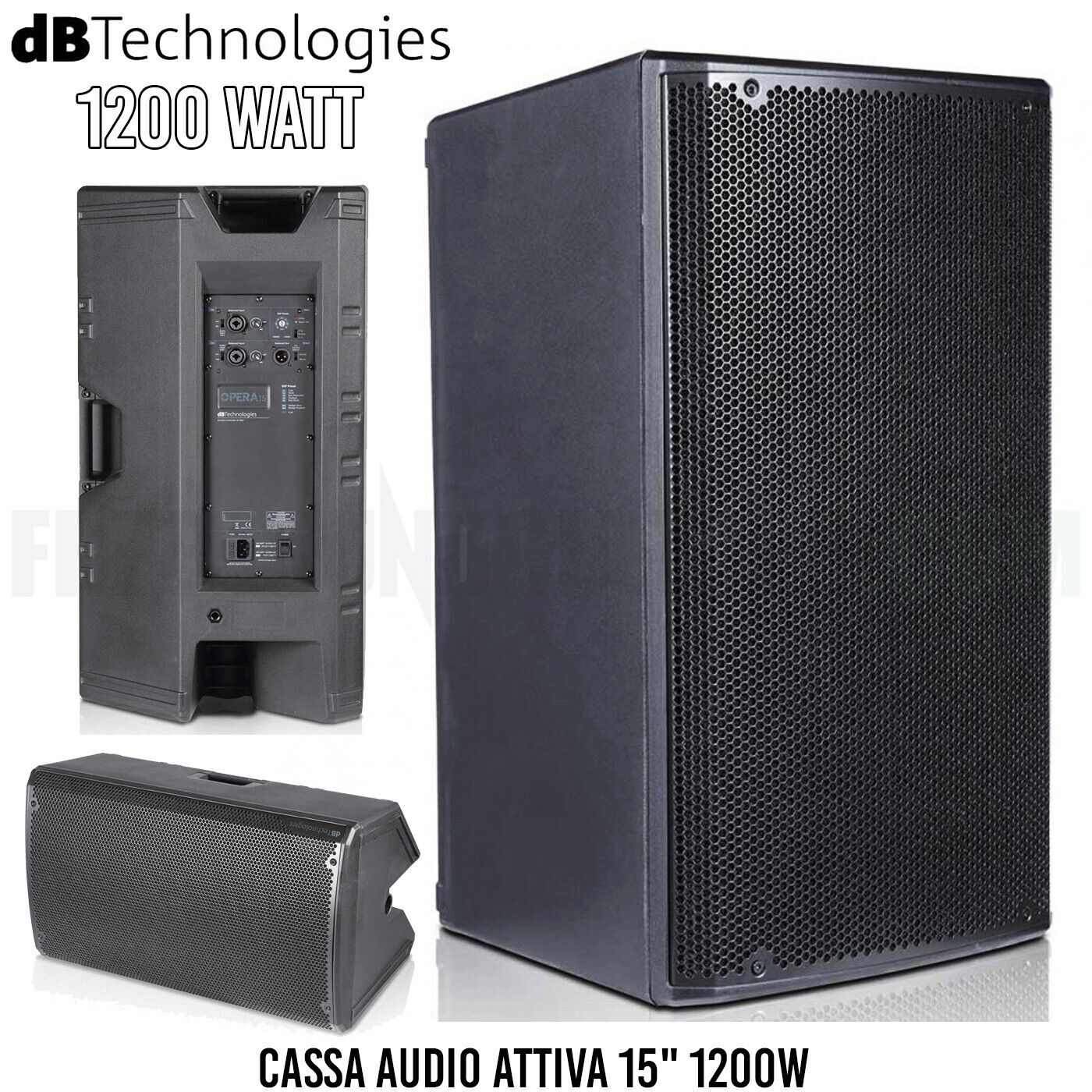 DB TECHNOLOGIES OPERA 15 Cassa Audio Attiva 15" Pollici 1200 WATT Professionale