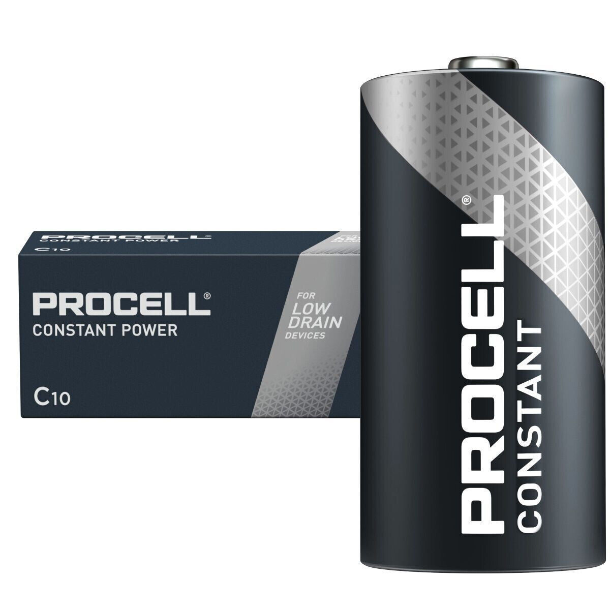 DURACELL C MEZZA TORCIA SCATOLA DA 10 pezzi DURACELL PROCELL CONSTANT