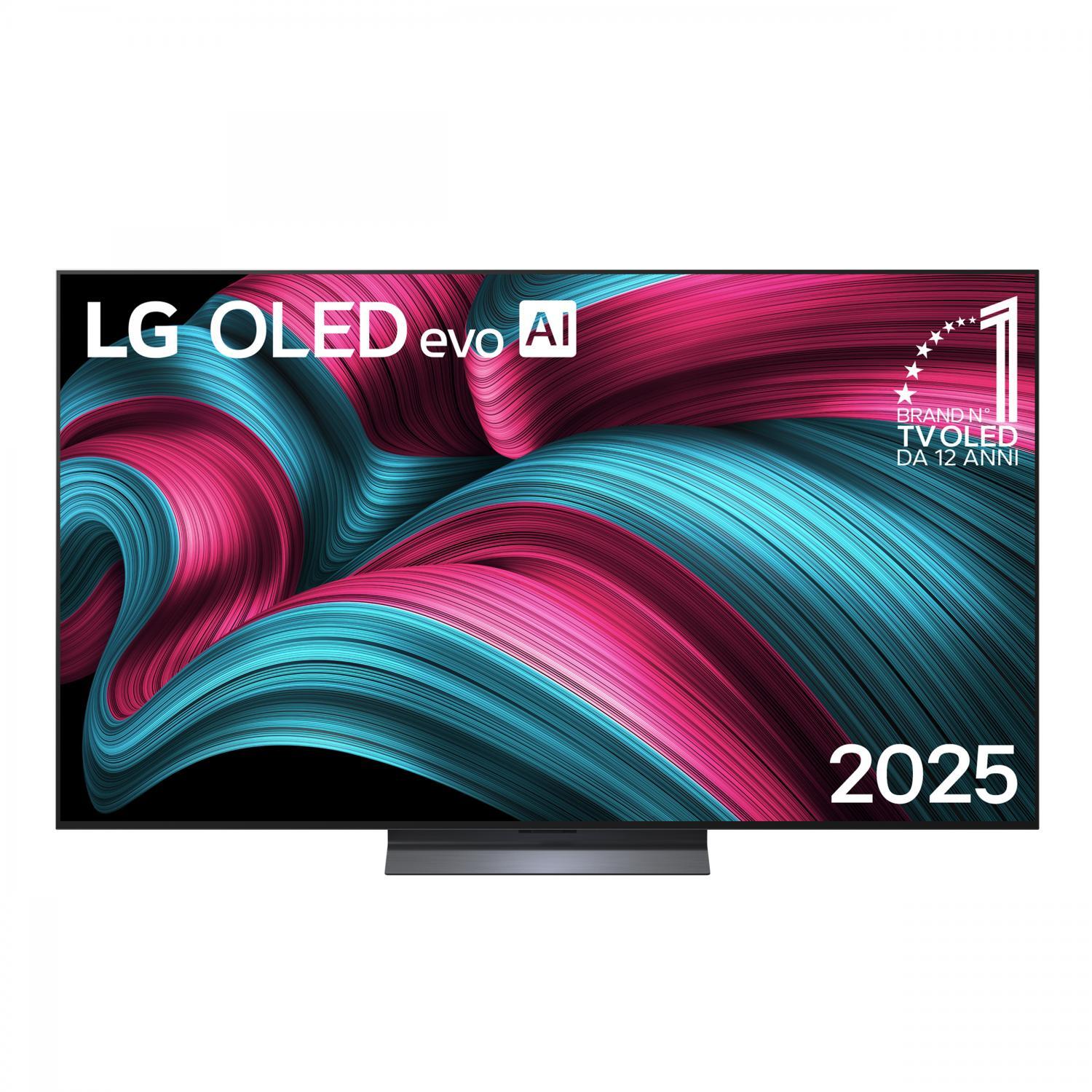 Smart TV 65 Pollici 4K Ultra HD Display OLED evo Web OS Nero OLED65C55 Lg
