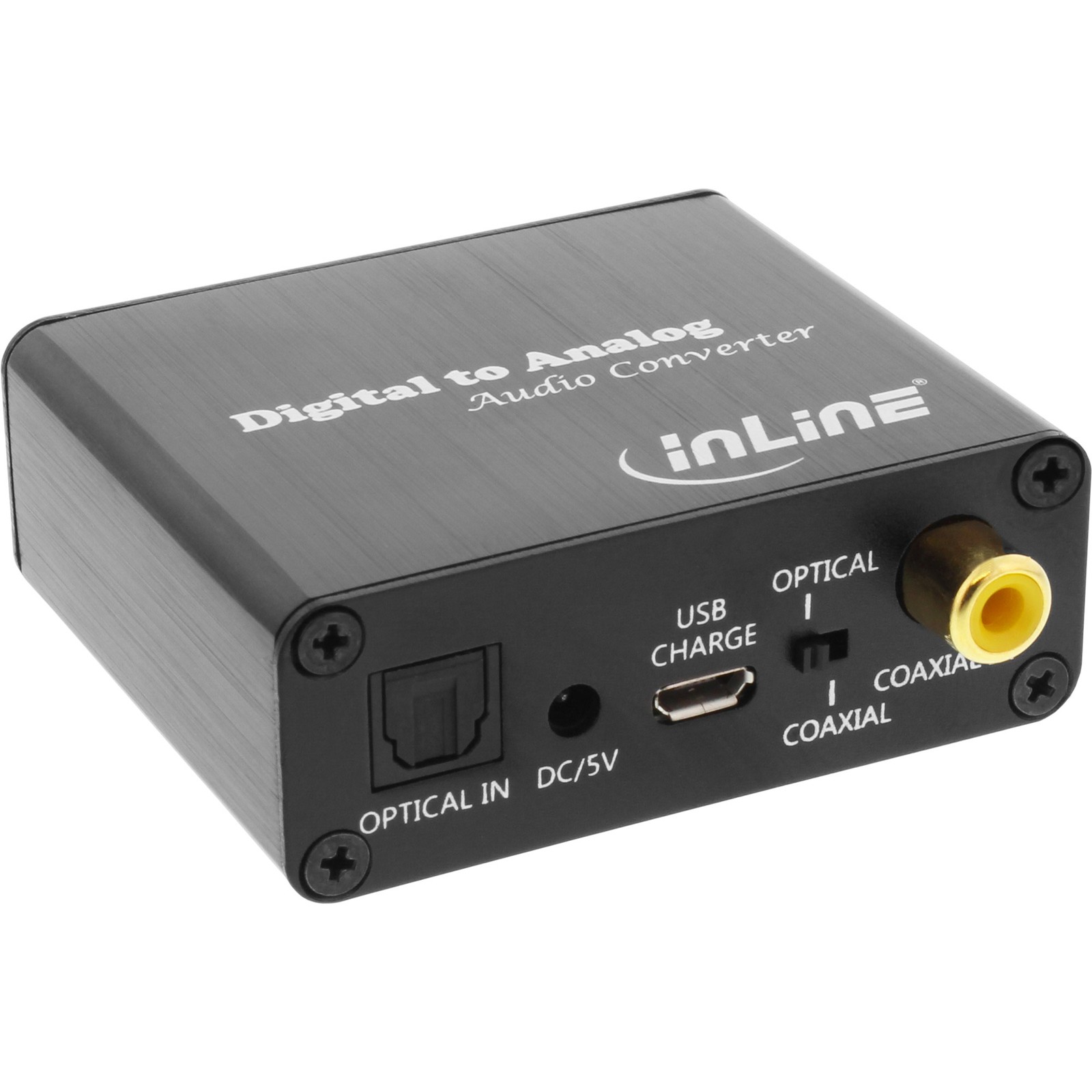 ITS Audio Converter, digitale - analogico, IN Toslink/RCA, OUT RCA Stereo