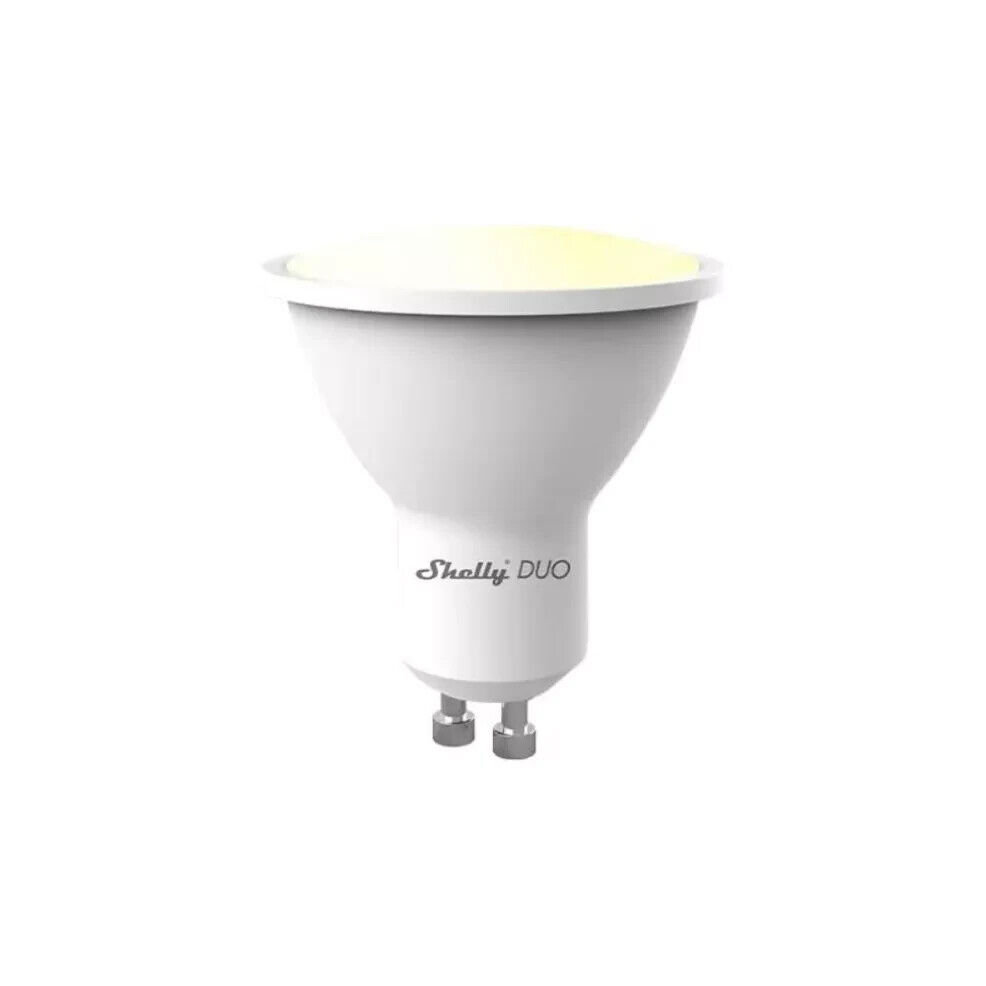 Lampadina smart Wi-fi dimmerabile - White, Shelly Duo (GU10)
