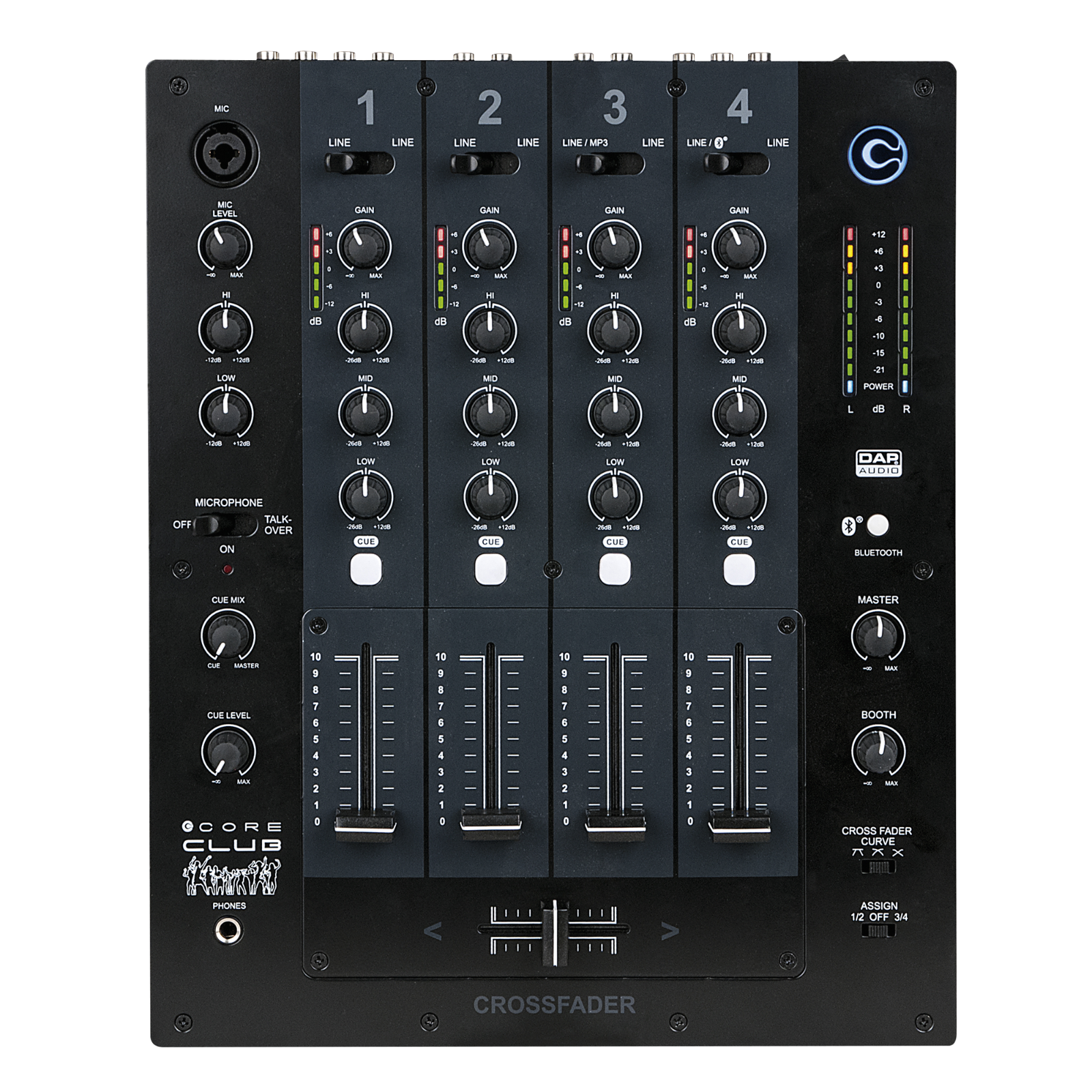 DAP CORE Club Mixer da DJ a 4 canali