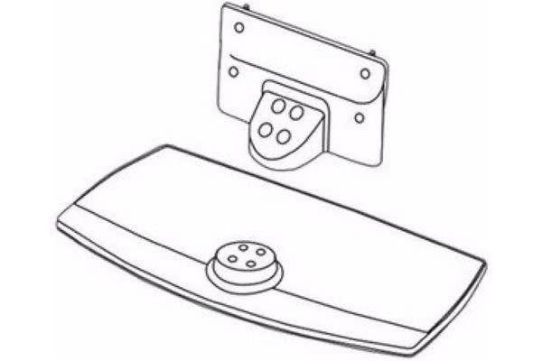 LG Stand Base TV 43 Pollici Compatibile 43US662H 43US342H Base di Appoggio