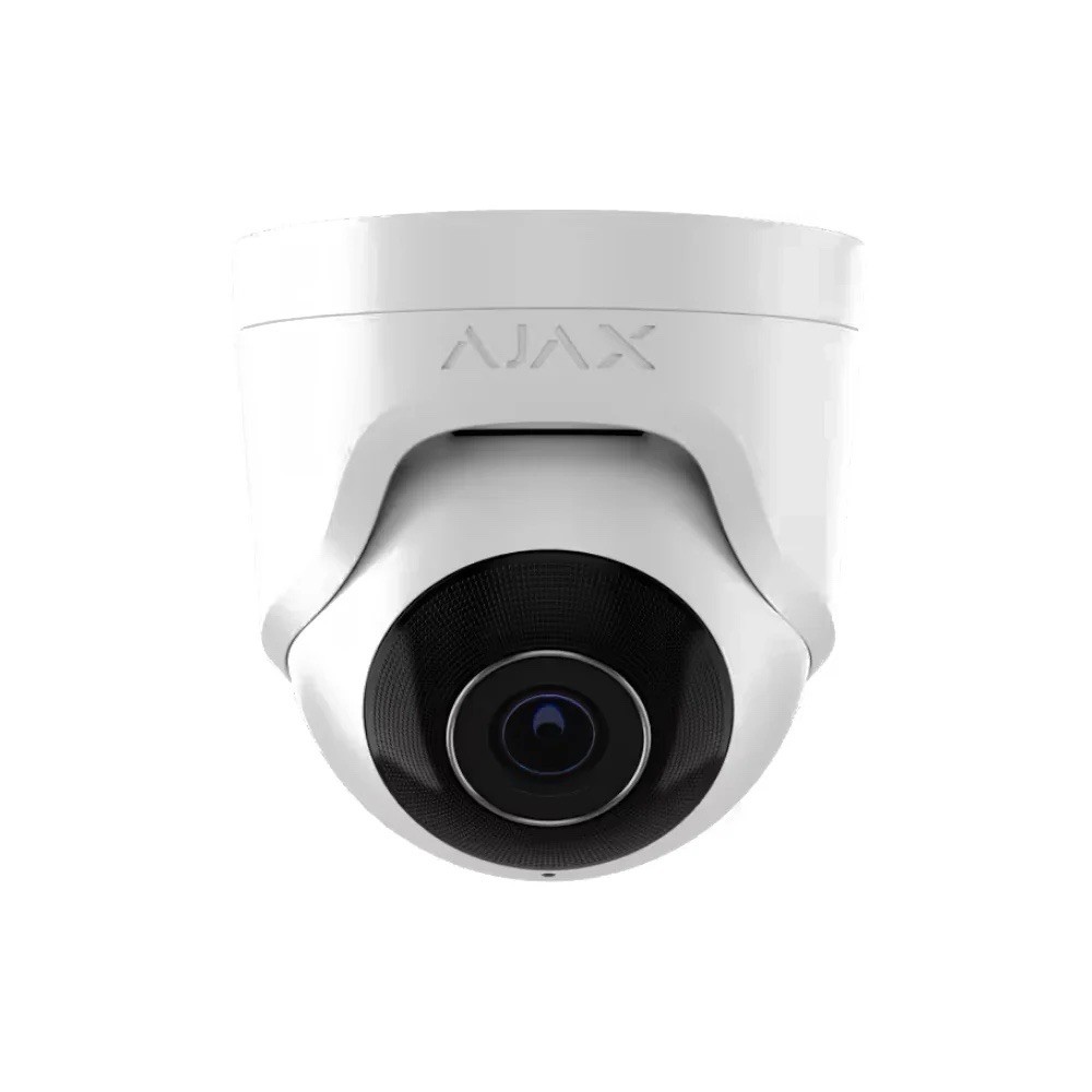 Ajax Telecamera Dome (TurretCam) (5 Mp/2.8 mm) bianca IP