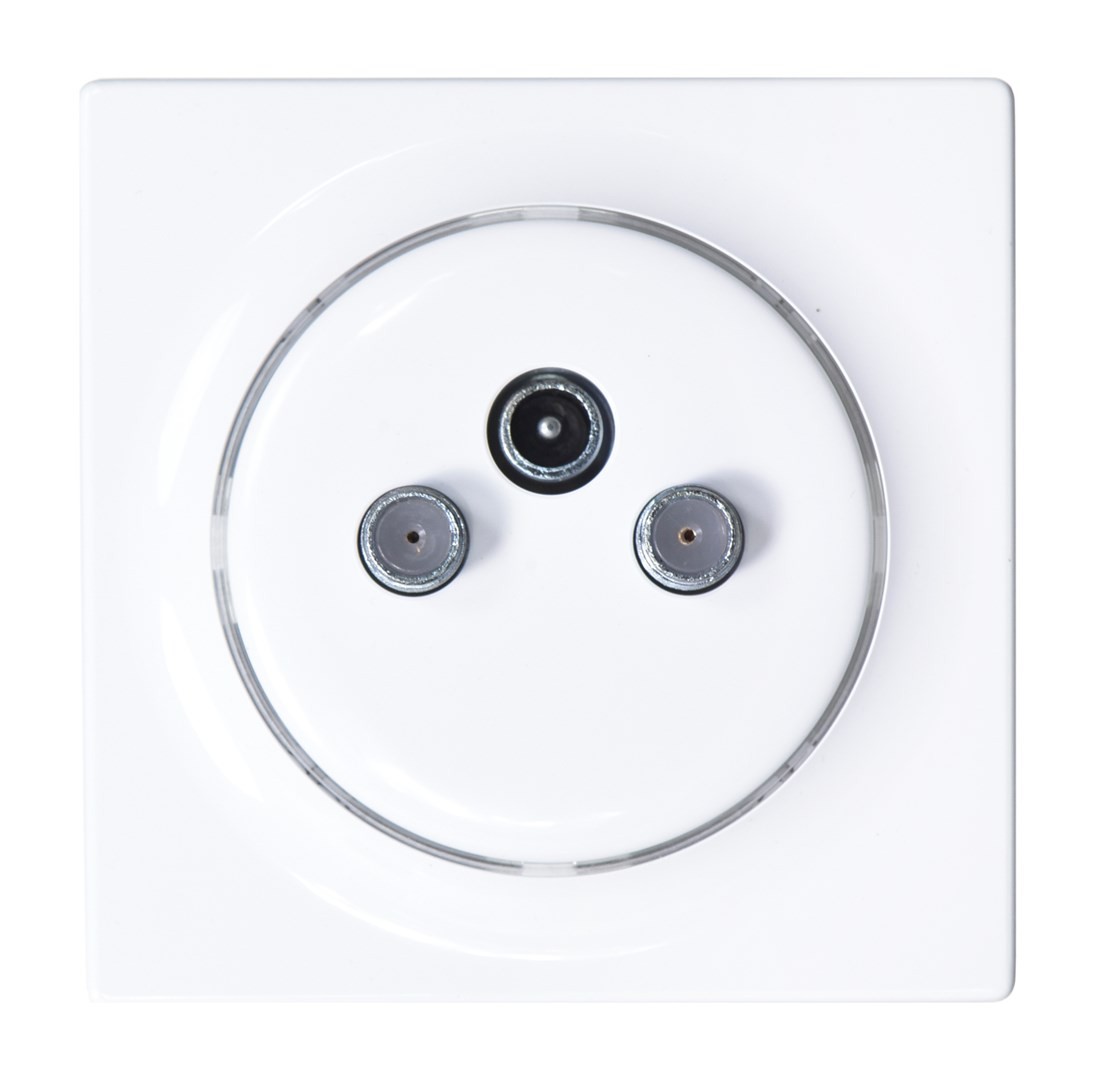 Fibaro Walli N R/TV+SAT Bianco 86 mm 47 mm 86 mm 1 pezzo(i) FGWTFEU-021
