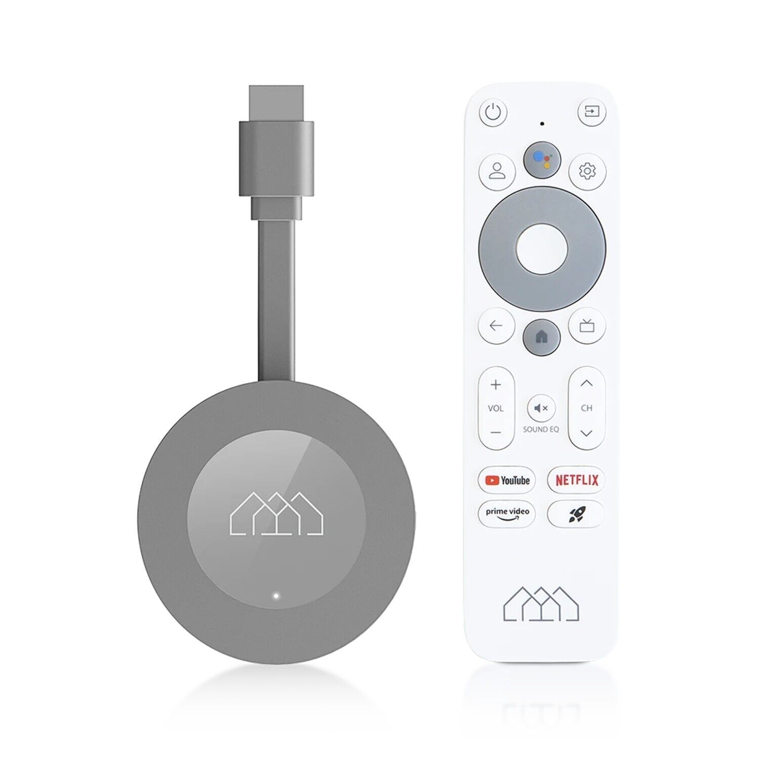 Riproduttore Multimediale Chromecast Smart TV Homatics, 4K, Google TV, 2GB RAM