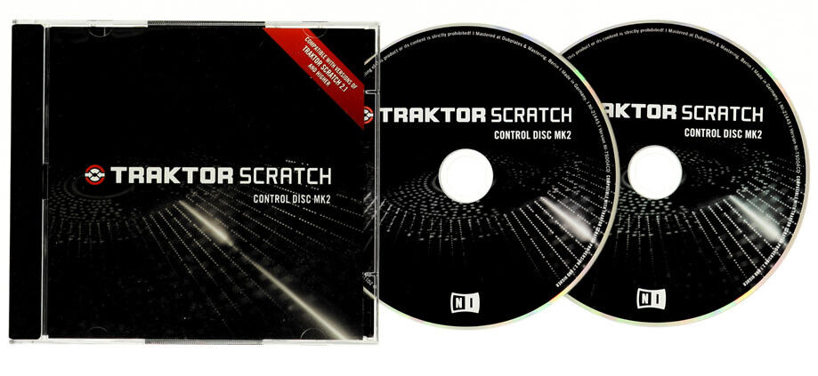TRAKTOR SCRATCH CONTROL DISC MK2 Coppia Cd di Controllo Timecode per Dj NUOVI Tr