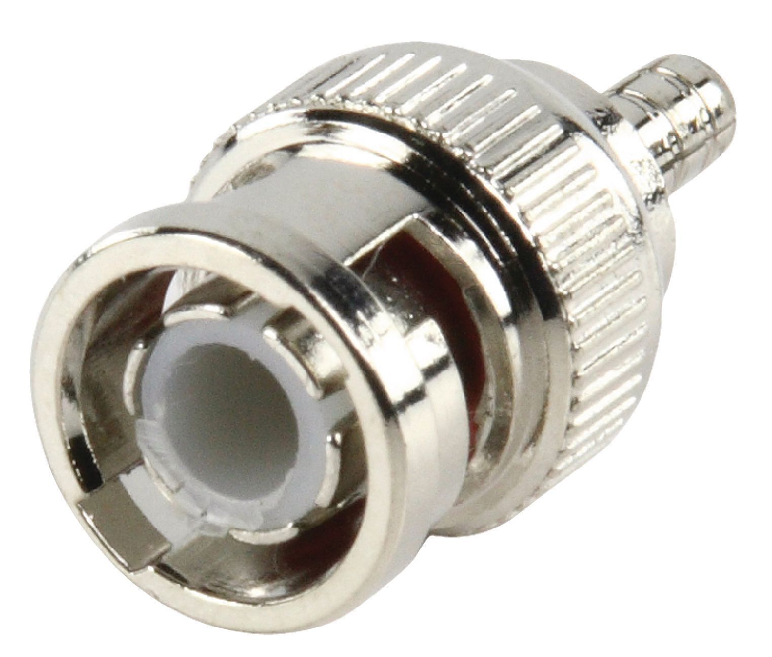 ADATTATORE CONNETTORE BNC MASCHIO A CRIMPARE RG174 50 Ohm sfuso cctv telecamera