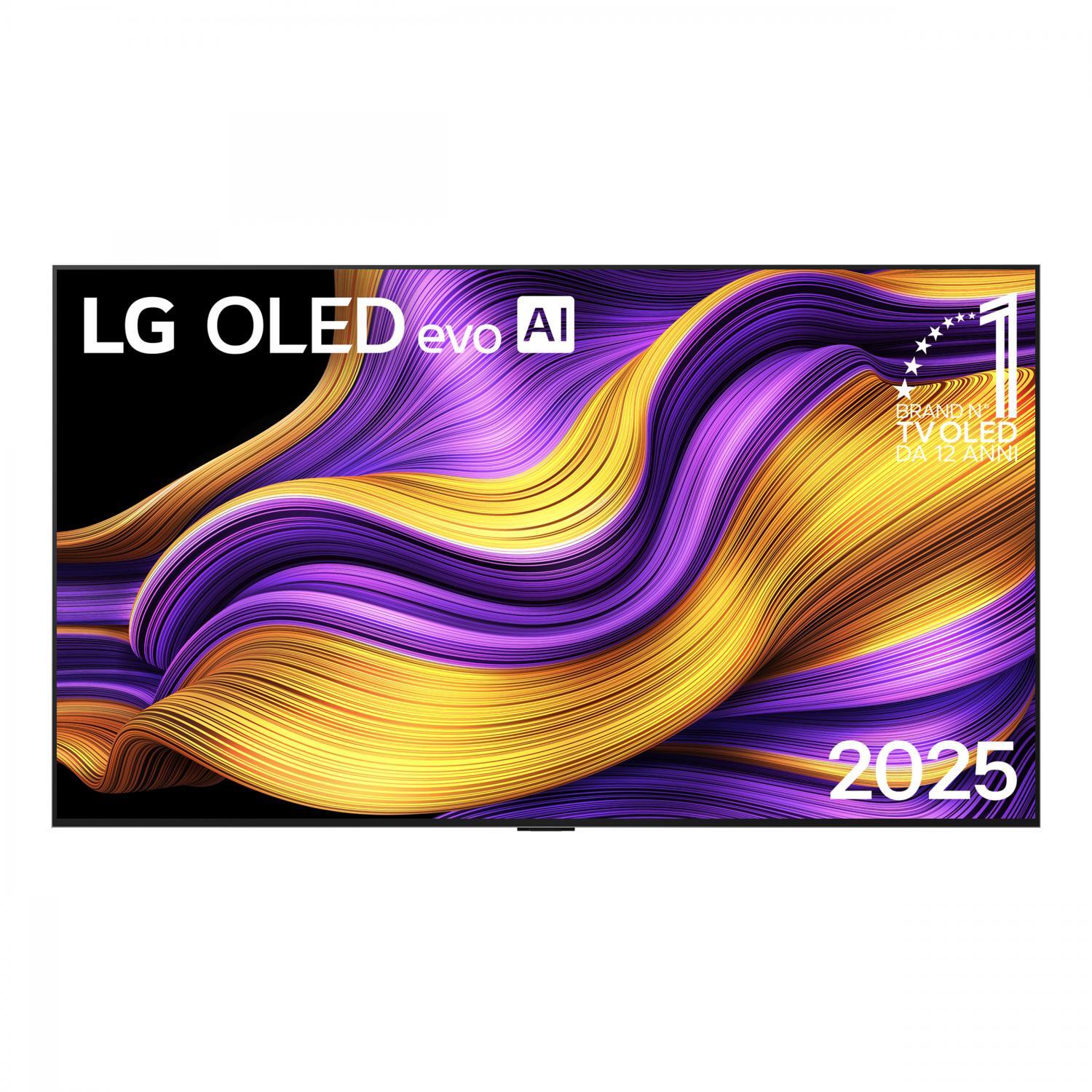 Lg Smart TV 65" 4K Ultra HD OLED evo WebOS Classe E Argento OLED65G54LW.API