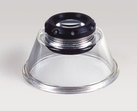 Kaiser Fototechnik 2332 6,6 cm 40 mm Nero Trasparente Base Magnifier 10x 20 mm