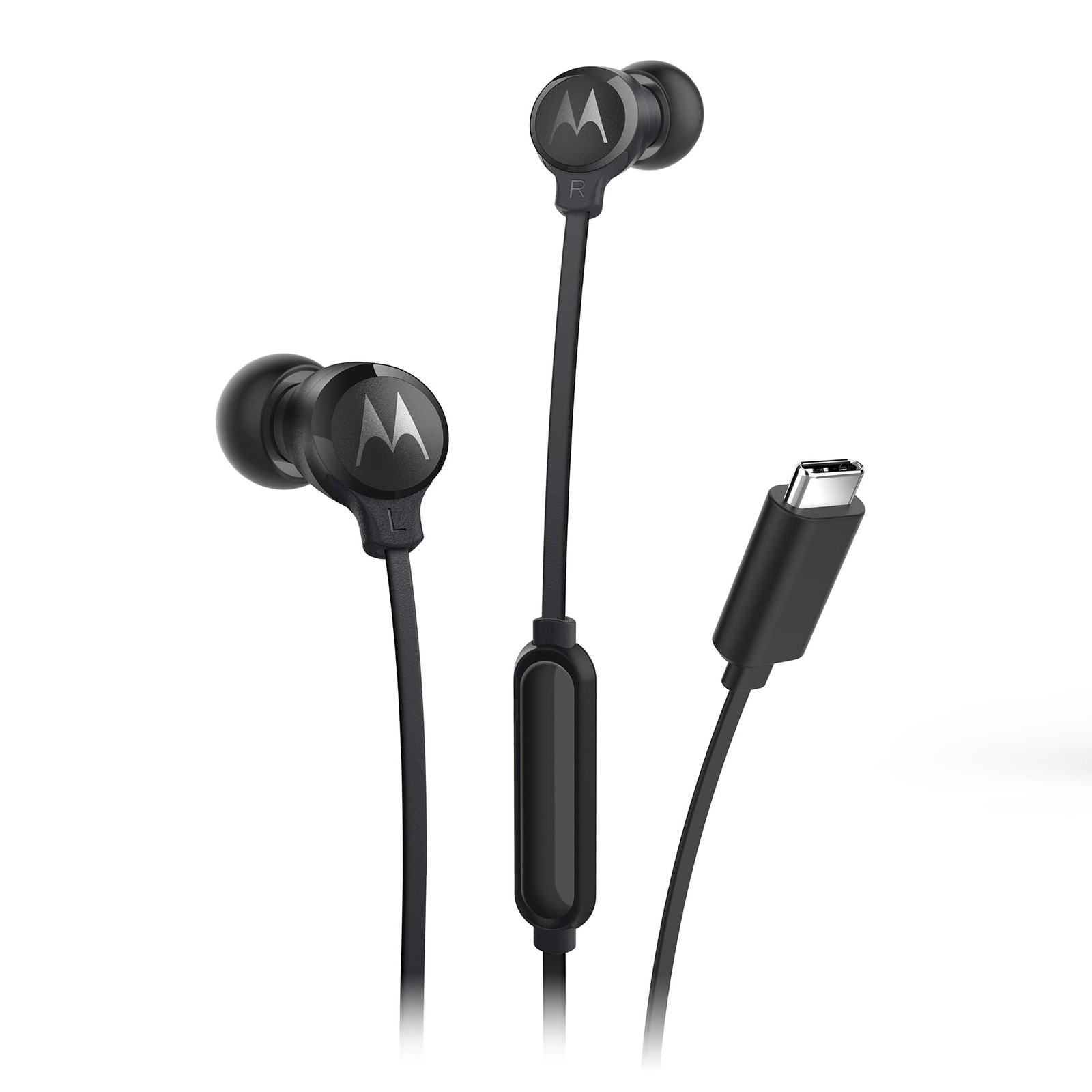 Motorola Earbuds 3C-S Auricolari In-Ear con Microfono, Vestibilità Confortevole,