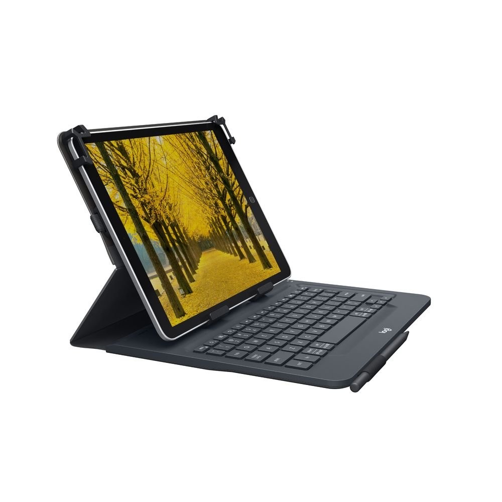 Logitech Universal Folio met geïntegreerd toetsenbord voor 9-10" tablets, QWERTY