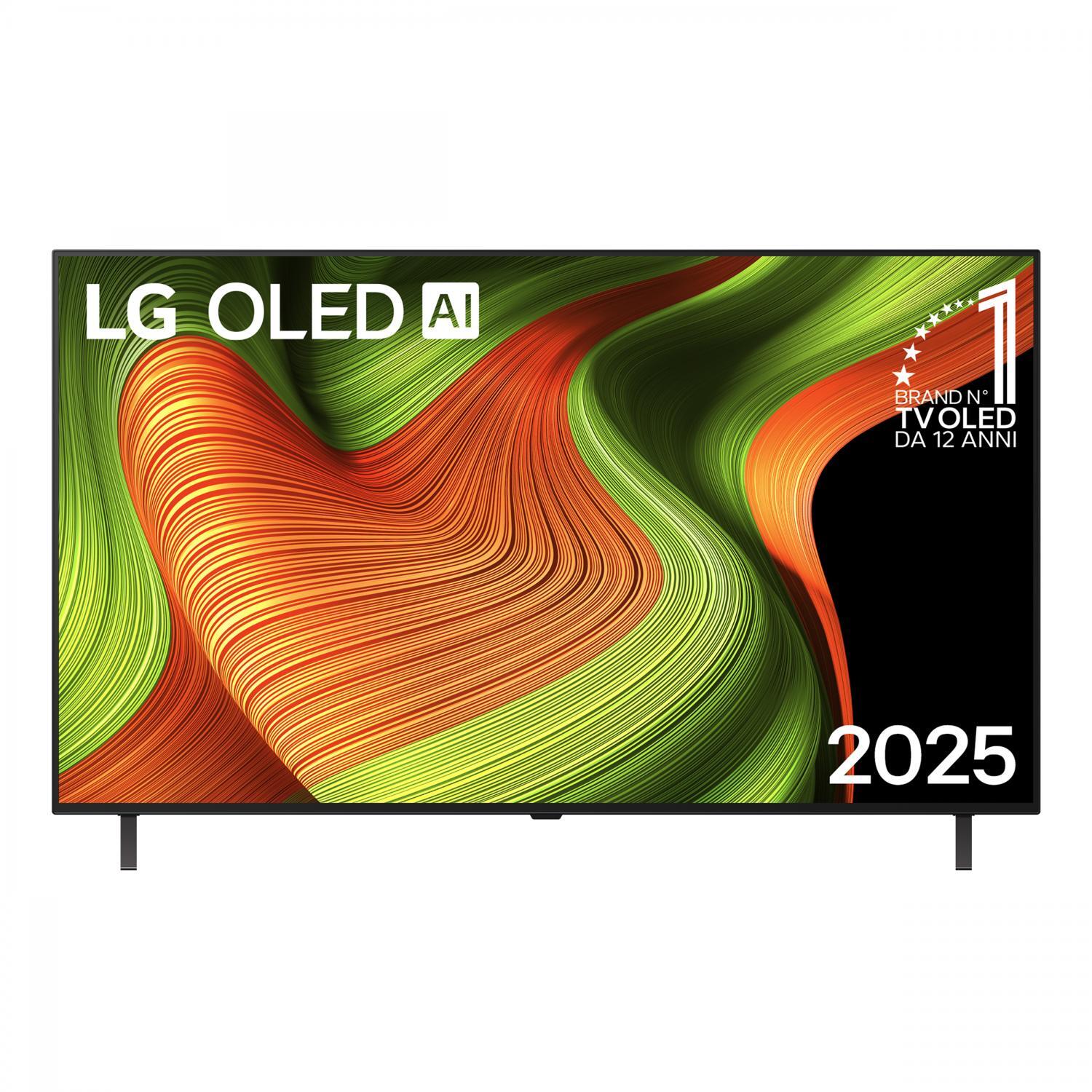 Lg Serie B5 Smart TV 55 " 4K UHD OLED AI VRR 120Hz Web OS Nero OLED55B56L