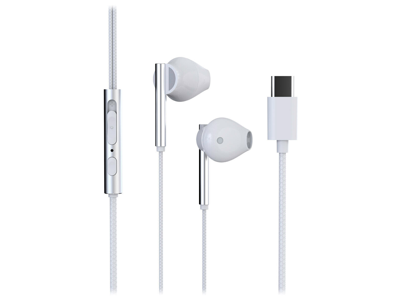 Trevi HMP 700 C Bianco Cuffie Auricolari con Cavo e Microfono
