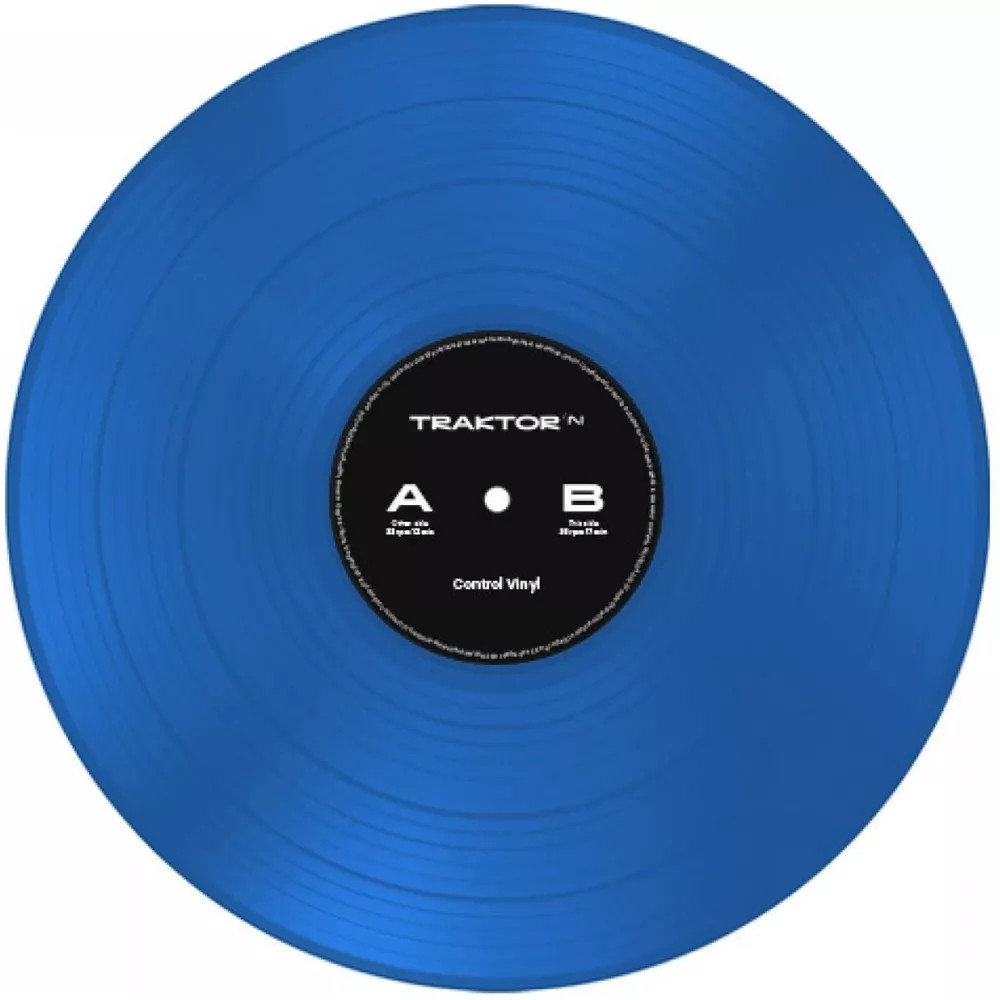 NATIVE INSTRUMENTS TRAKTOR CONTROL VINYL MK2 (blu) 2024 vinile controllo traktor