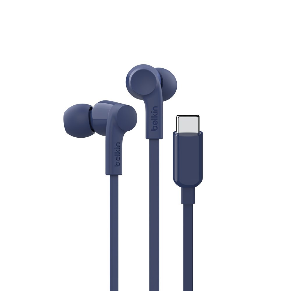 Belkin USB-C EARBUDS W/ADJUSTABLE Blue Cuffie Typ C G3H0002HQBLV2