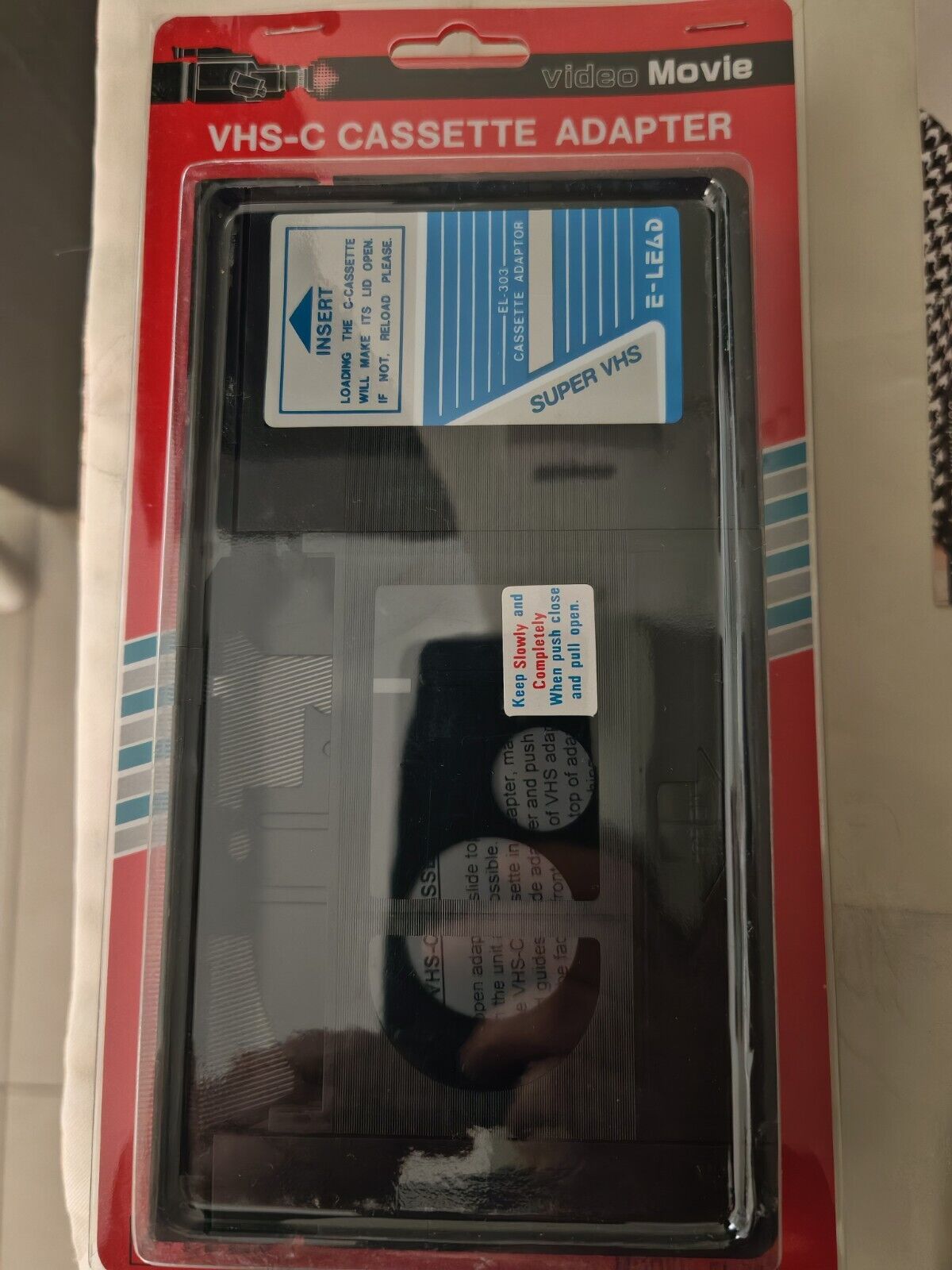 ADATTATORE VHS CONVERSIONE DA VHS-C A VHS