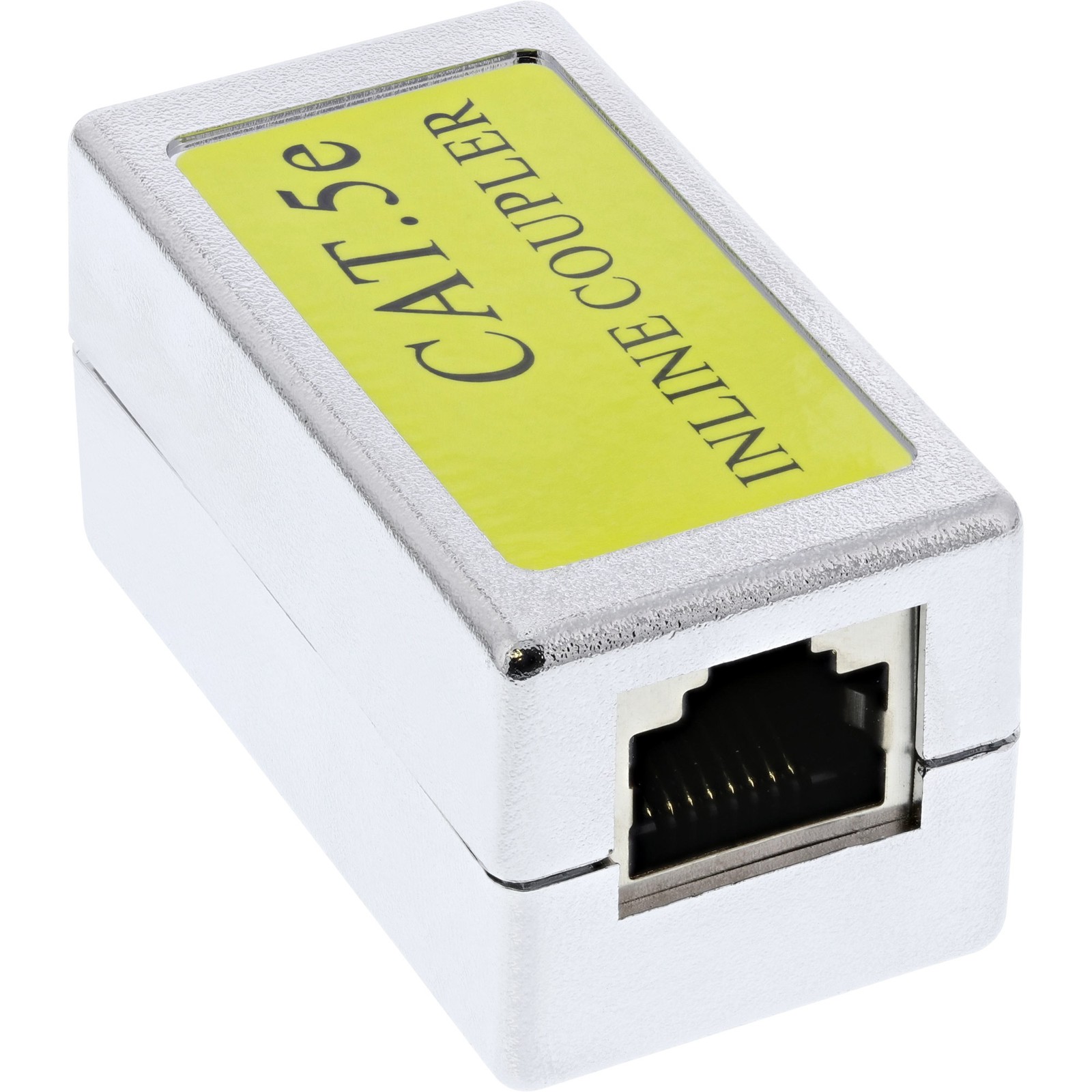 ITS Adatatore Crossover RJ45 femmina/femmina Cat.5e, metalizzato
