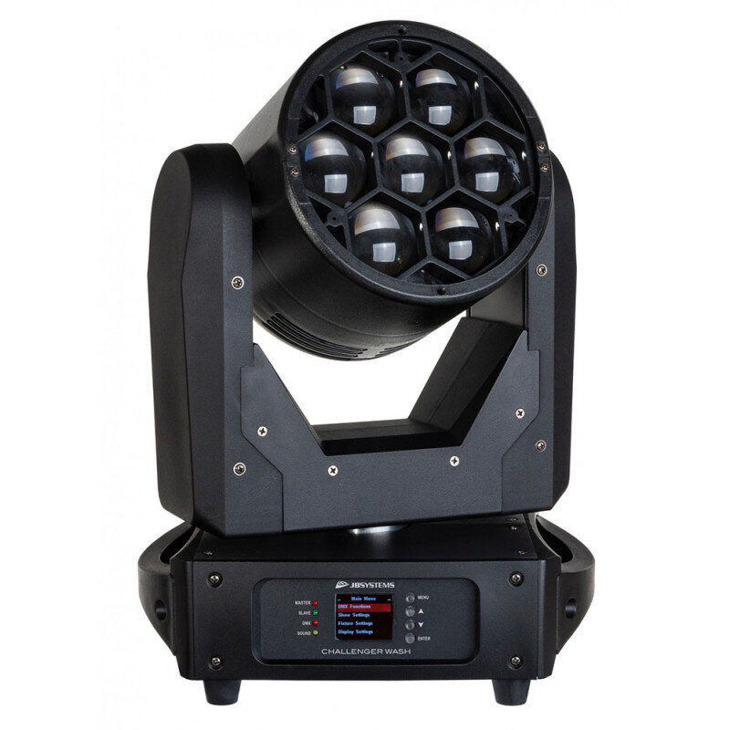 JB Systems CHALLENGER WASH 7 x 40 W Wash moving head with zoom / pixel control