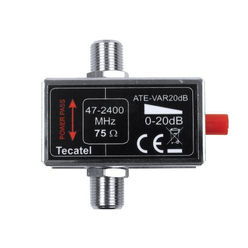 Attenuatore Variabile Connettore F 20 dB Tecatel
