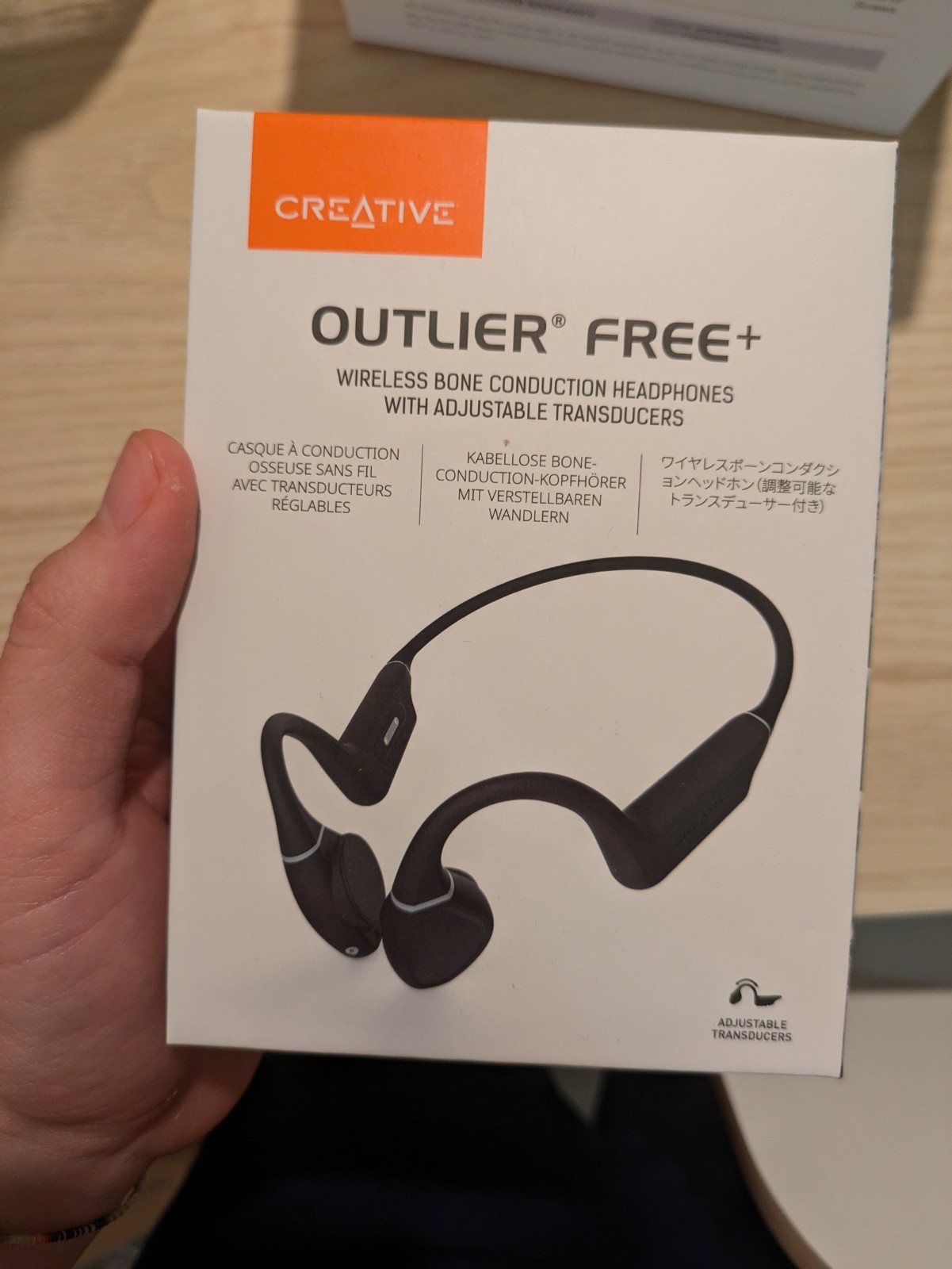Creative - Outlier Free Bone Conductor Headphones, Nero, Cuffie