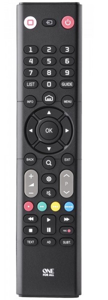 One For All TV Replacement Remotes URC1311 telecomando IR Wireless Pulsanti