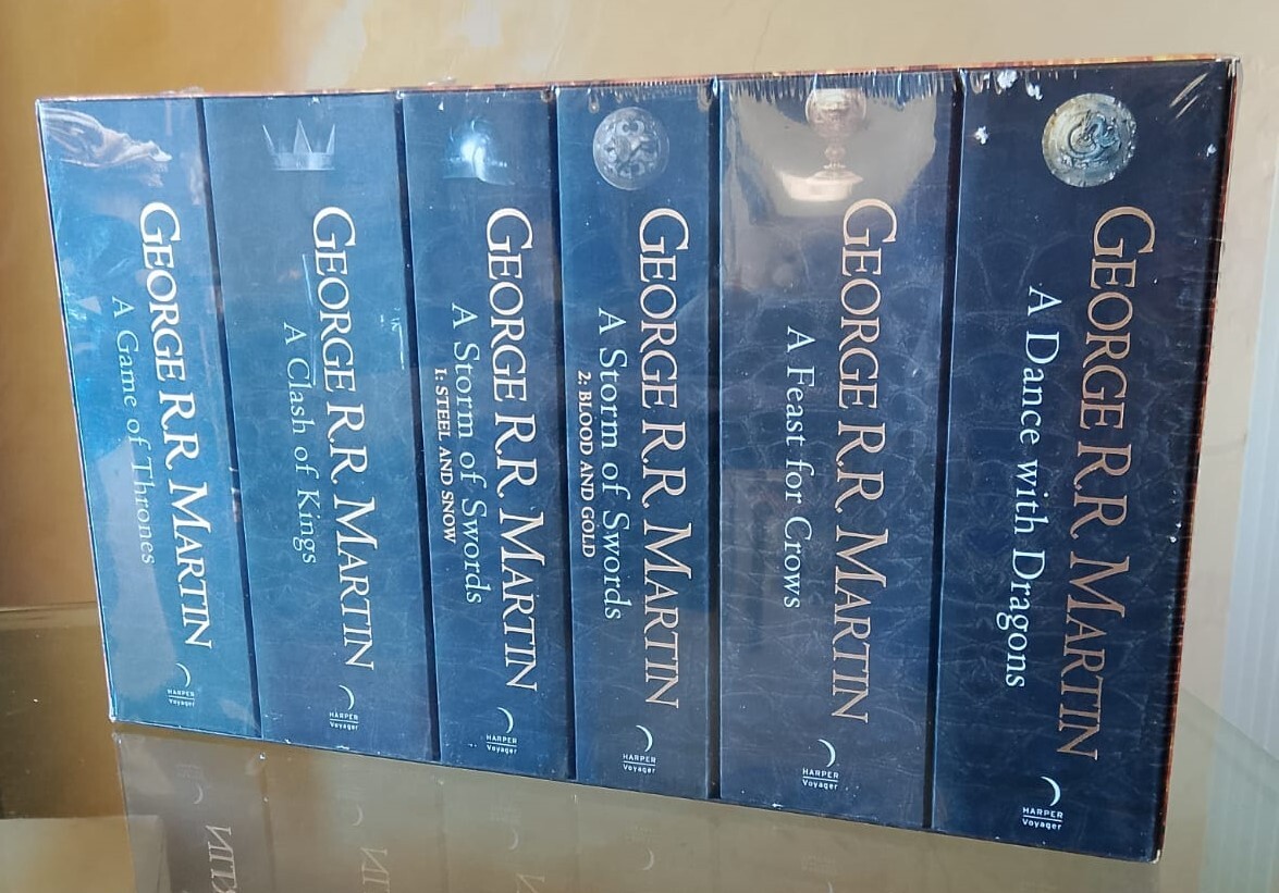 GAME OF THRONES - BOX SET LIBRI - HOUSE OF THE DRAGON - A SONG OF FIRE AND ICE