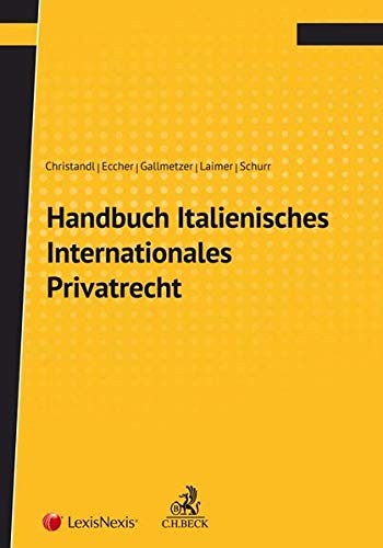 9783406700545 Handbuch Italienisches Internationales Privatrecht - Gregor Christ