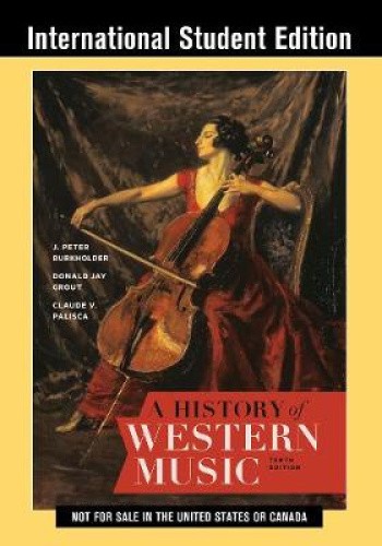A History of Western Music by J. Peter [Paperback]