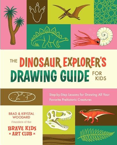 Woodard Brad Dinosaur Explorers Drawing Gd Book NUOVO
