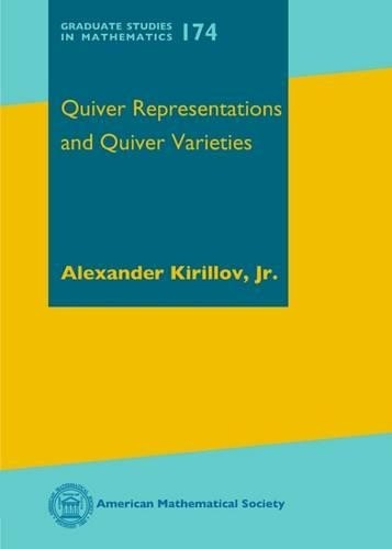 Alexander Kirillo Quiver Representations and Quiver Varietie (Copertina rigida)