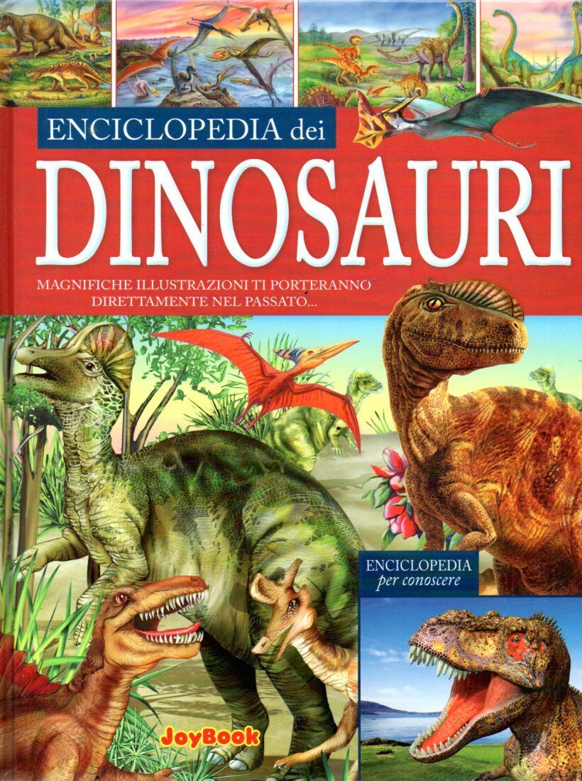 ENCICLOPEDIA DEI DINOSAURI- Animali - Ragazzi - Scienza Giurassico libro bambini