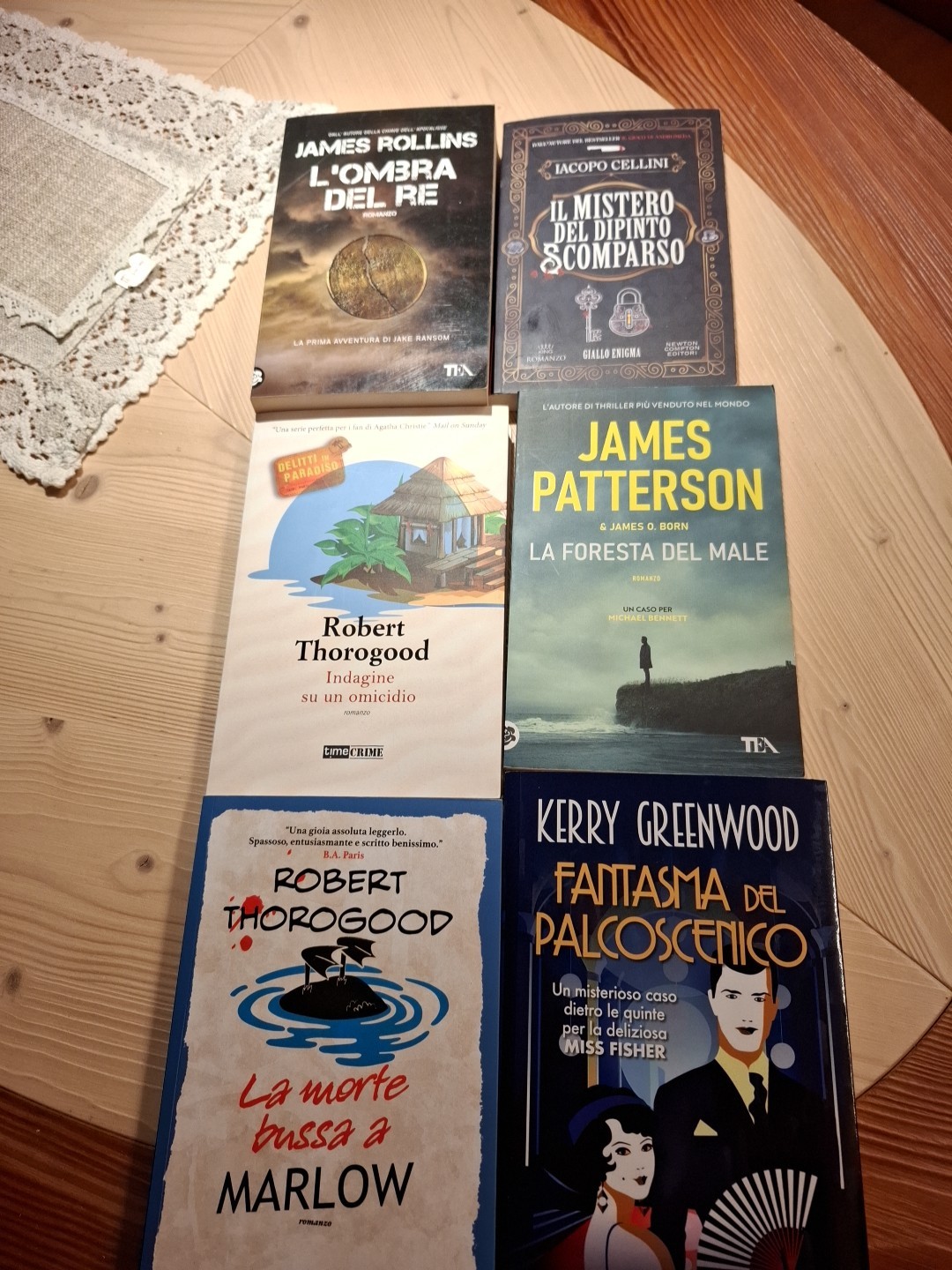 Robert Thorogood Patterson Rollins Kerry Greenwood Lotto Giallo Thriller Nuovo